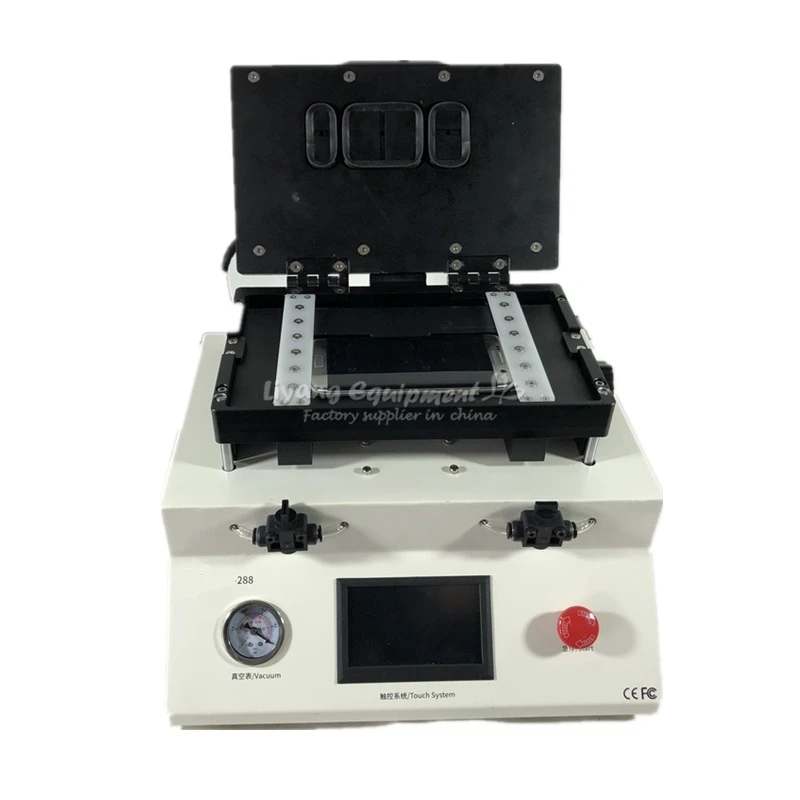 

Automatic lcd frame separator iphone 600W LY-288 with built-in vacuum pump touch screen control for oca laminate machine
