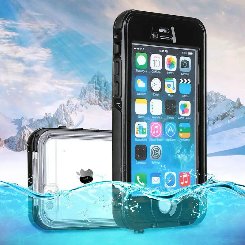 Водонепроницаемый snowproof противоударный призма защитный полный Чехол для iPhone 6 6S 7