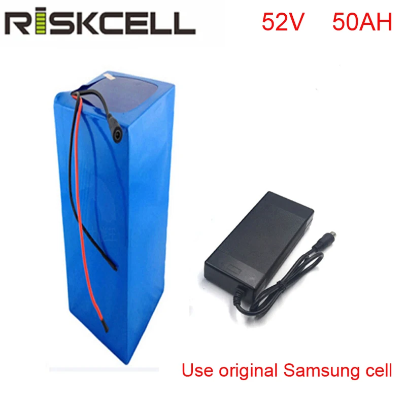 

Литий-ионный аккумулятор для электровелосипеда Samsung, 52 В, 50 Ач, 1000 Вт