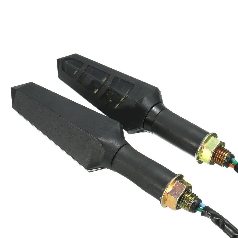 

4x Universal Motorcycle LED Turn Signal Lamp Sequential Flowing Indicator Light