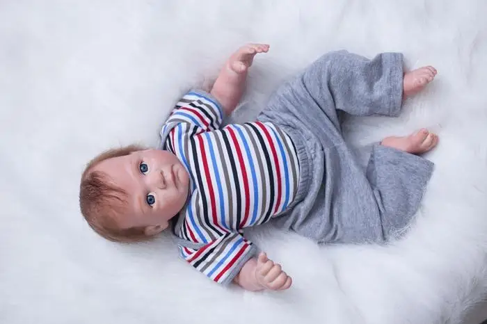 Reborn Baby Dolls 20 ''ручной работы реалистичные детские силиконовые виниловые куклы
