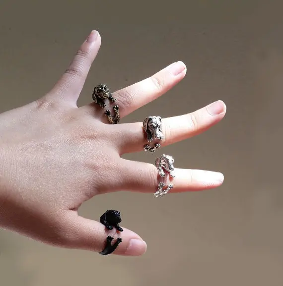 Минимальный 1 шт. Такса Кольцо ремни для собак безопасности животных Античное