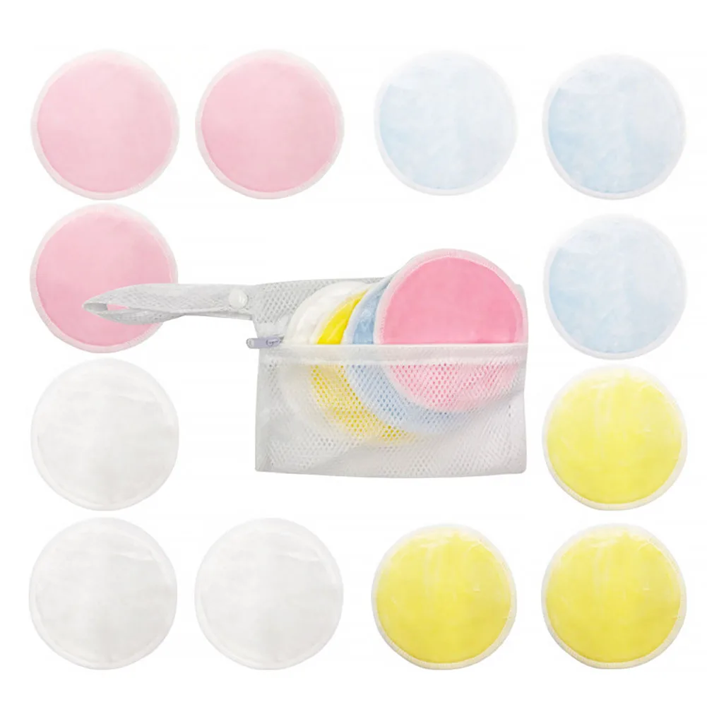 Накладки для снятия макияжа из бамбукового волокна Моющиеся Многоразовые