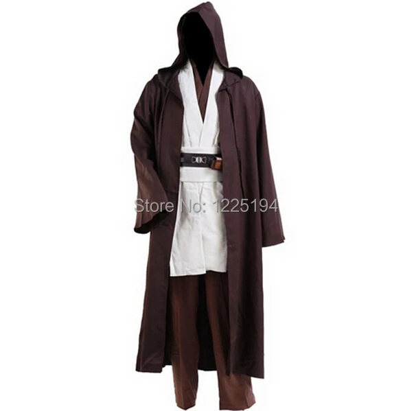 Звездные войны Kenobi халат джедая Туника плащ с капюшоном Косплей костюмы для взрослых мужчин костюмы на Хэллоуин