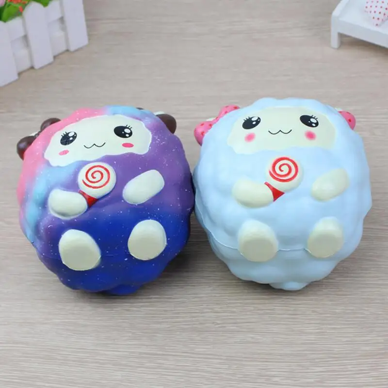 Ливе Kawaii милые смолы медленная Восходящая звезда Цвет овец Дизайн мягкие игрушки