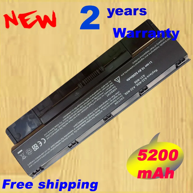 HSW Новый аккумулятор для Asus N46 N46V N46VM N46VZ N56 N56V N56VJ N56VM N56VZ A32 Быстрая