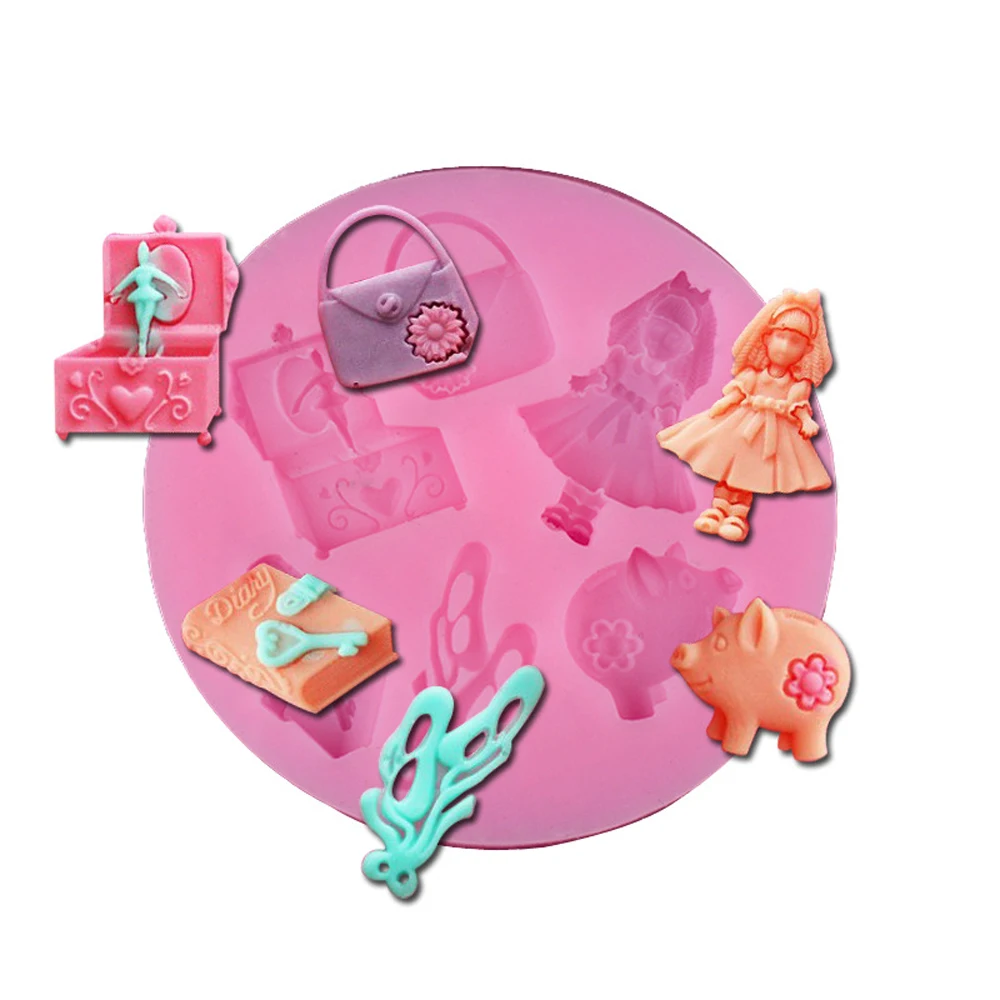 

Bowknots Shape DIY Cake Decorating Fondant Silicone Sugar Craft Molds