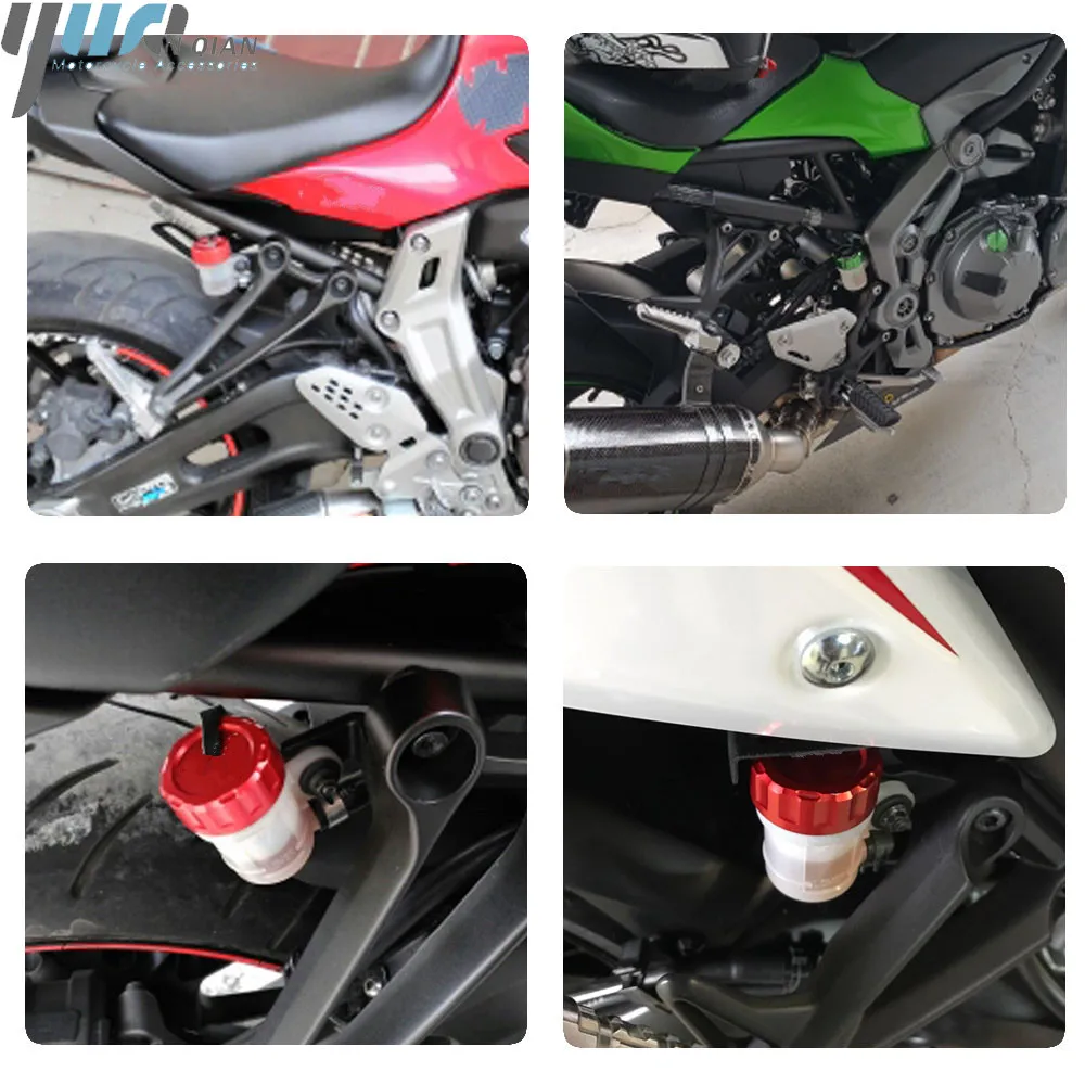 Для Yamaha MT09 MT 09 FZ09 2013 2014 Крышка Резервуара цилиндра CNC Заготовка алюминиевый задний