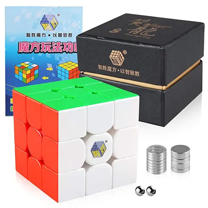 YUXIN Huanglong Профессиональный 3x3x3 Магнитный магический куб скоростной пазл 3x3
