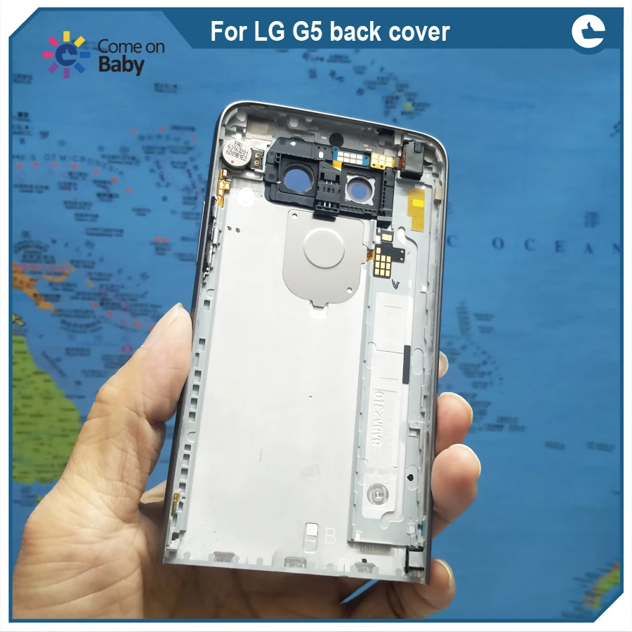 Задняя крышка для аккумулятора Lg G5 H850 h840 H830 H860 H870 H820 Корпус задней аккумуляторной