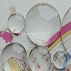 Стеклянный кабошон разных размеров, 6, 8, 10, 12, 14, 16, 18, 20, 25, 30, 40 мм, плоские, прозрачные, Круглые, куполообразные бусины с таймером, разделители для фотографий E471