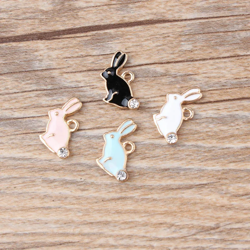20 шт. аксессуары для ювелирных изделий 10*16 мм|rhinestone pendants|rhinestone charms pendantpendant black |