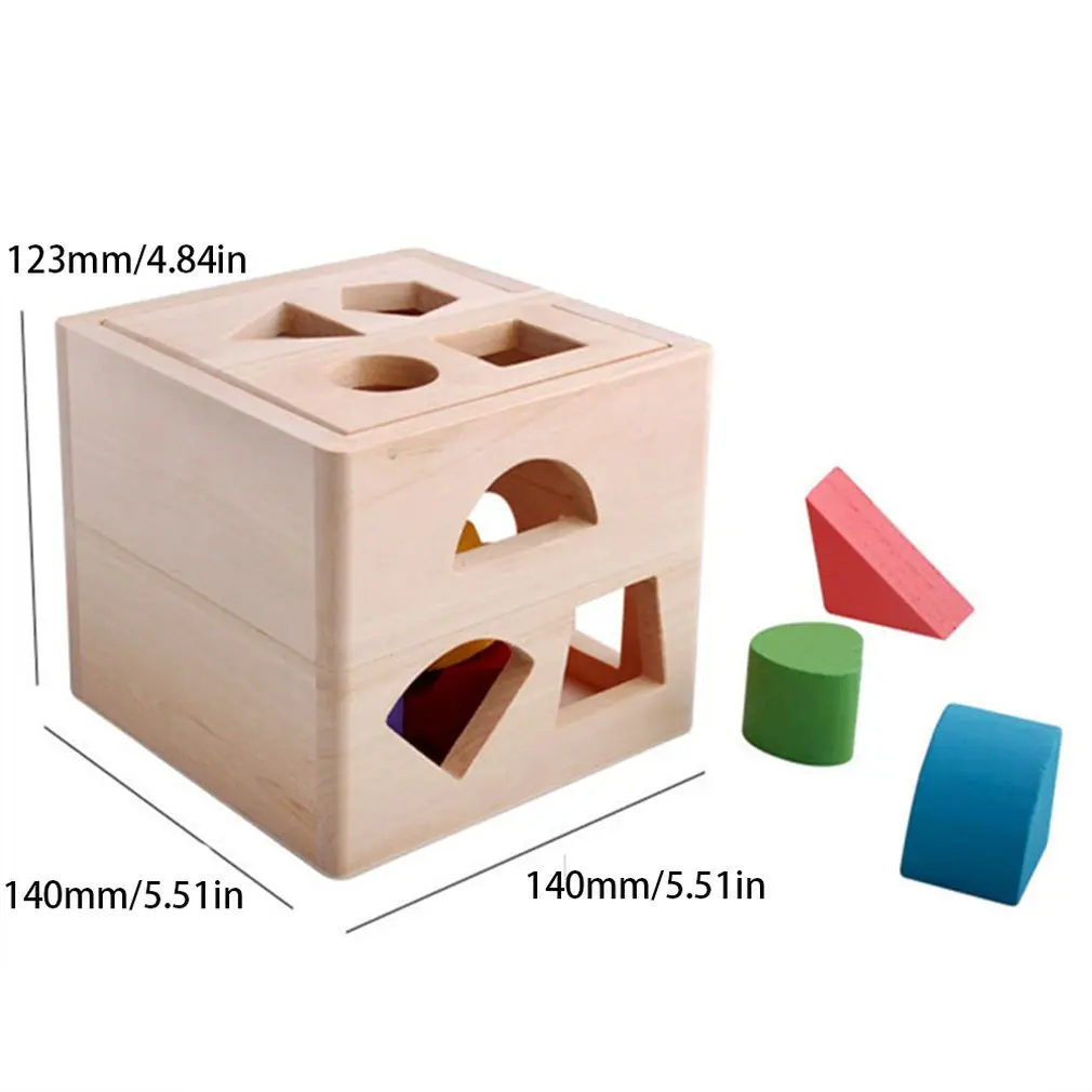 Мульти-отверстия интеллектуальная кубическая коробка развивающие игрушки для