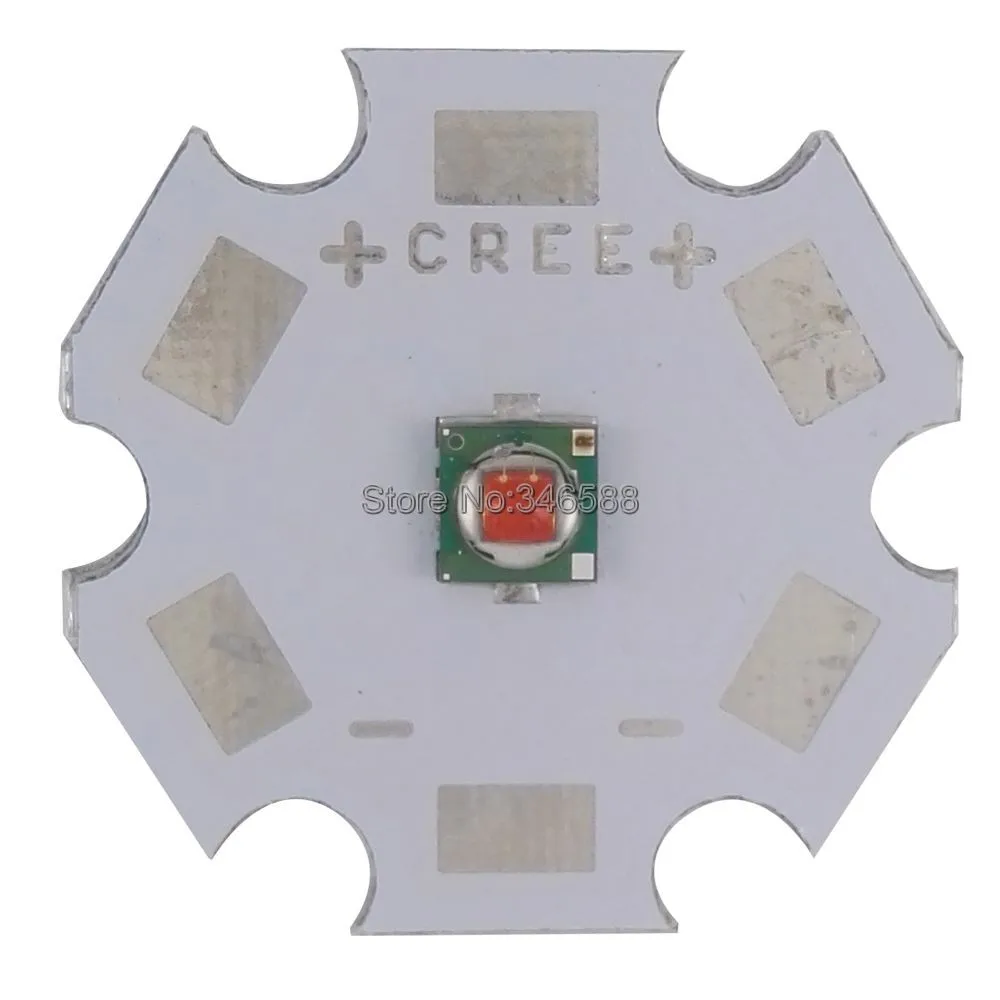 10 шт./лот! Cree XLamp XP-E XPE желтый 585nm-595NM 3 Вт высокое мощность светодиодный светильник излучатель бисера чип диод на 8 мм 12 мм 14 мм 16 мм 20 мм PCB