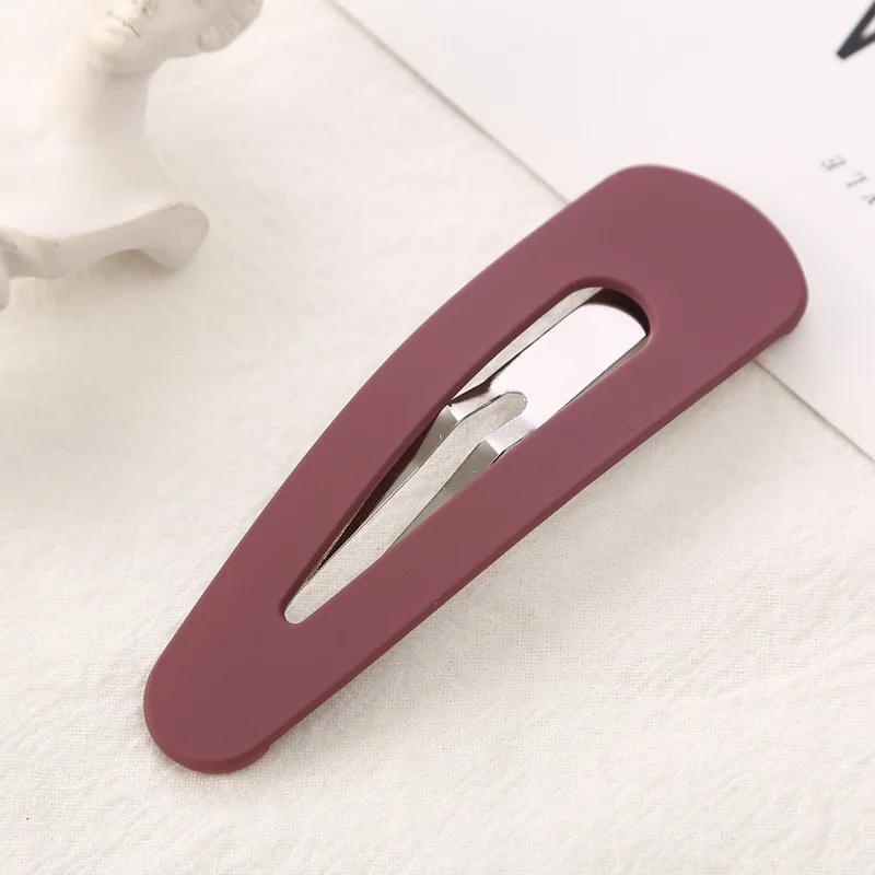 9CM Big Hair clips New Fashion For Girls Frosted Color Water Drips Elegant Hair Pins Hot Sale Barrettes Hair Accessories