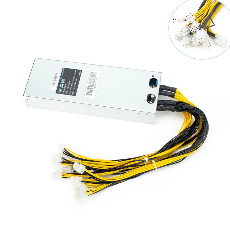 1600 Вт Platinum Antminer APW3 Mining источник питания для Miner S9 A7 L3 + D3 Стабильная