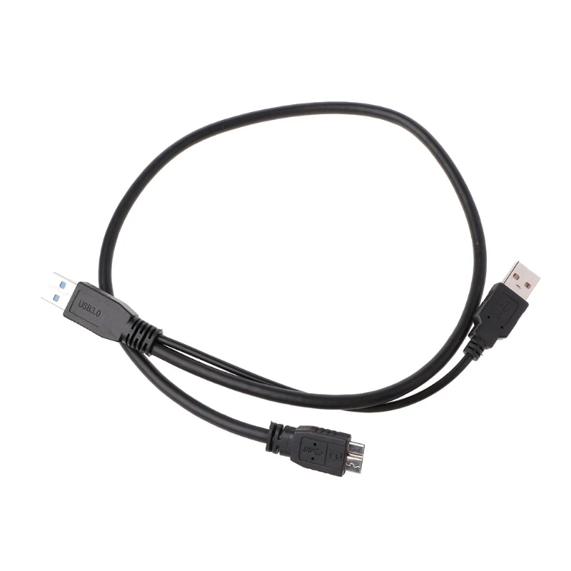 1 шт. USB 3 0 Штекерный кабель для Type A Micro B Male Y Spliter удлинитель жесткого диска часть 3D