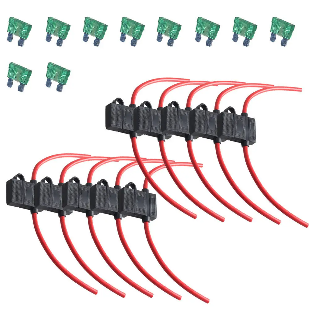 Коробка держателя предохранителя EE support 10 шт. 12 калибров ATC линейный провод медь В