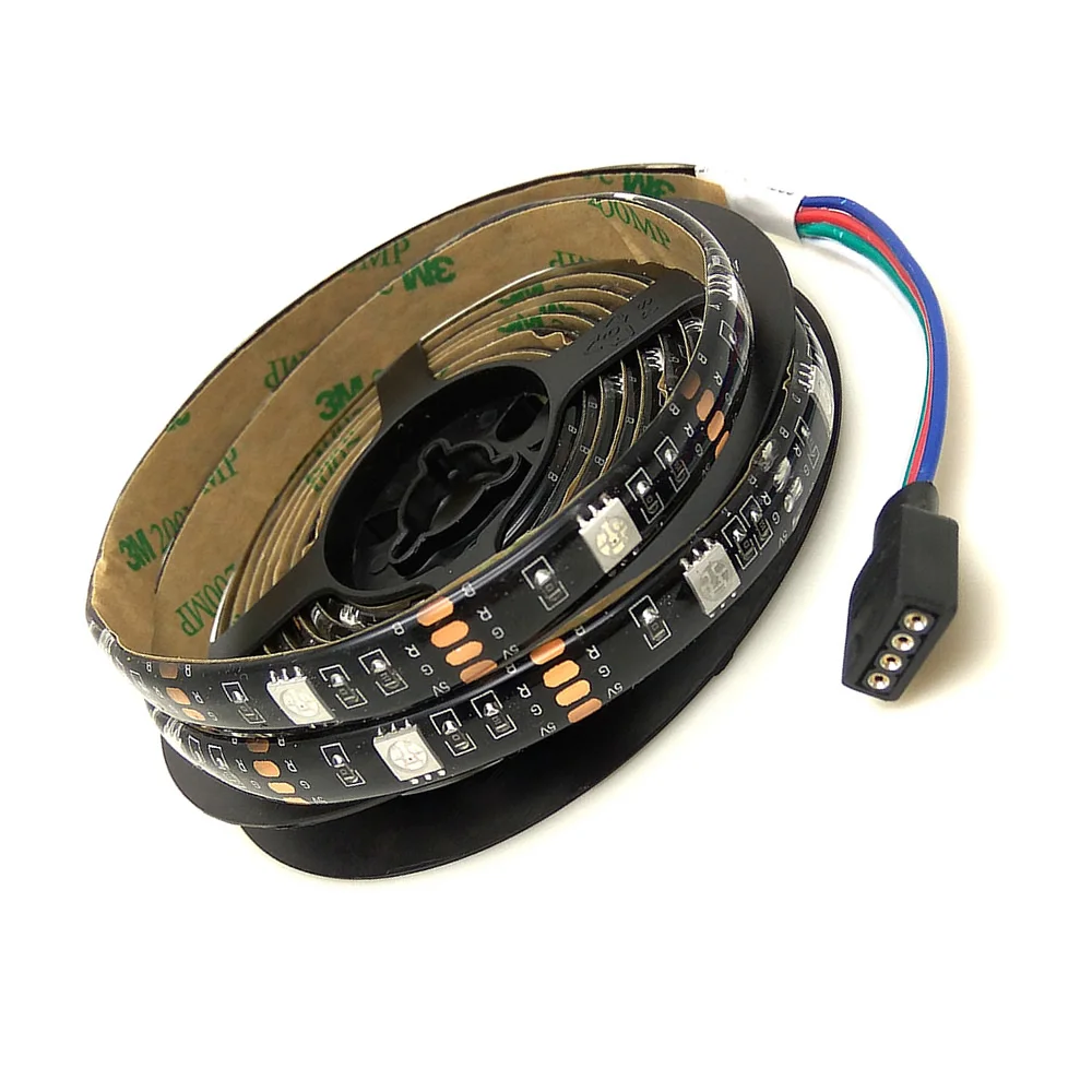 Светодиодная лента для настроения 5050 RGB 6 футов 60 светодиодов телевизора ПК