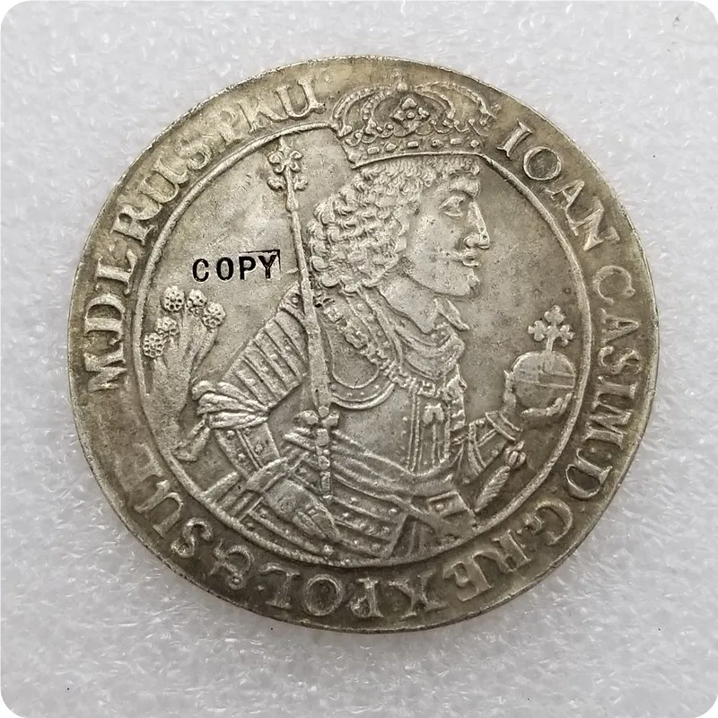 Польша-двойной герметик 1650 г. копия Коин Джоан II CASIMIR Danzig | Дом и сад