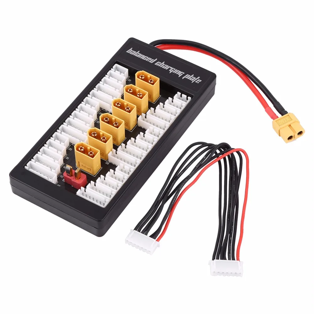 Multi 2S 6S Lipo параллельная сбалансированная зарядная плата XT60 штепсельная вилка для