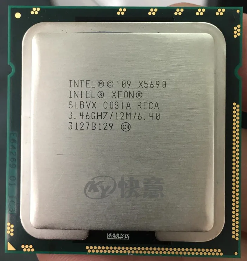 Процессор Intel Xeon X5690 6 ядер LGA1366 100% рабочий процессор для сервера|Процессоры| |
