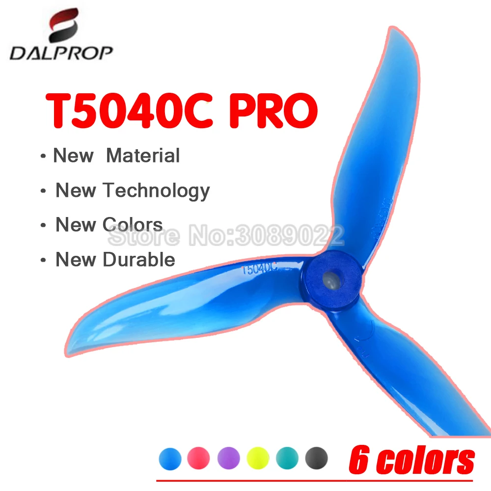 20 шт./10 пар пропеллеры DALPROP CYCLONE T5040C PRO V2 3 Blade/tri blade для FPV Модернизированный Дрон