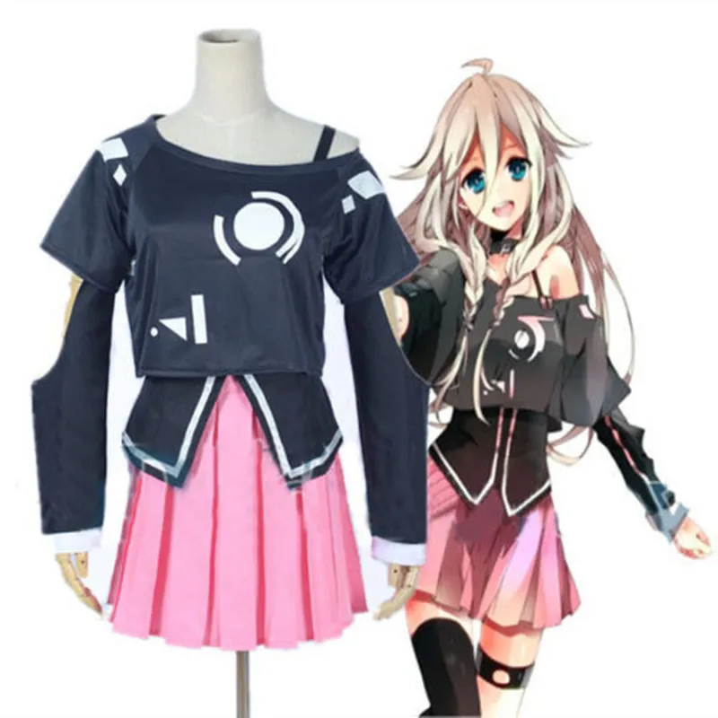 Женское платье из Аниме Vocaloid 3 библиотека IA Aria On The планиtes полный комплект косплей