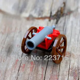 * Набор пушек с колесами 10 шт. блоков сделай сам совместимых со сборными частицами