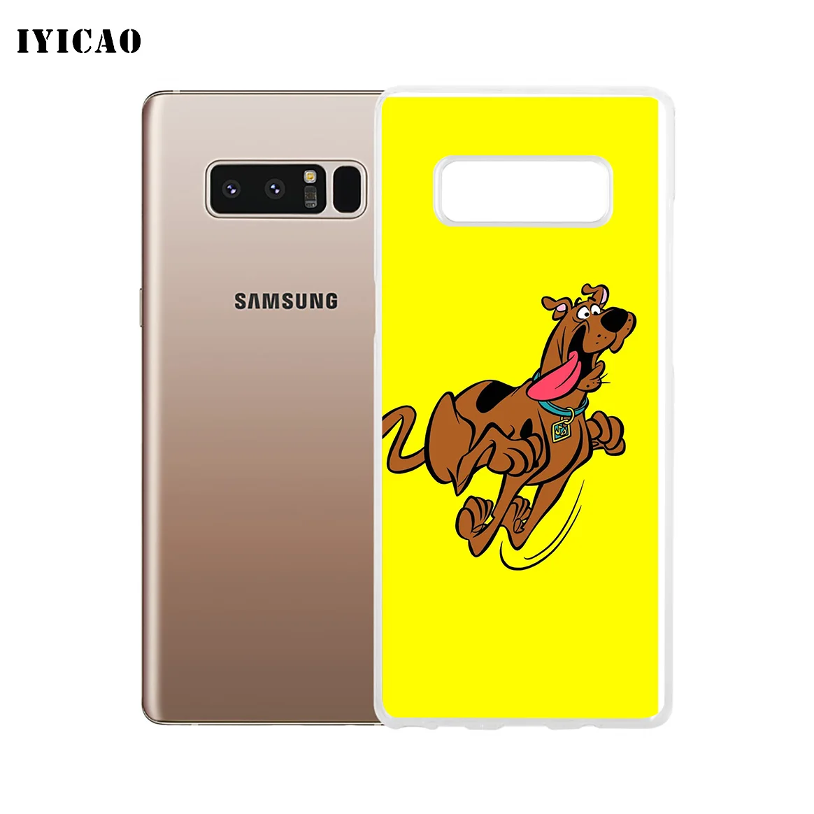 Мягкий силиконовый чехол для телефона IYICAO scooby doo movie Samsung A5 A6 Plus A7 A8 A9 J3 J5 J7 Note 8 9