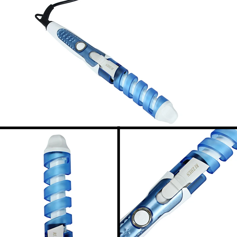 2017 пластиковые бигуди для волос спиральные электрические инструменты укладки