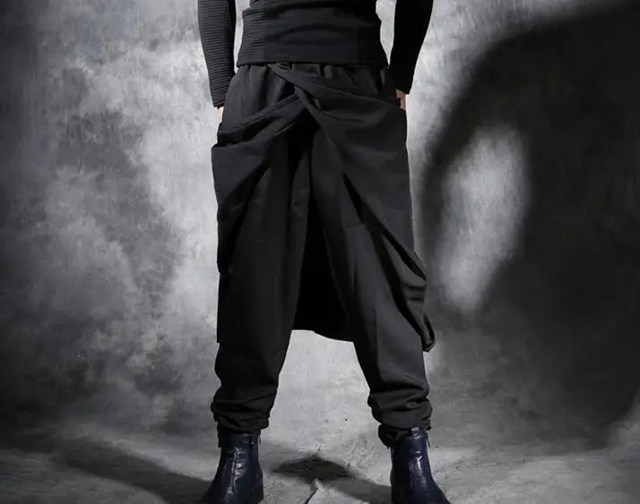 S-2XL Горячая/Летняя мужская новая мода досуг индивидуальность кюлоты Ложные два