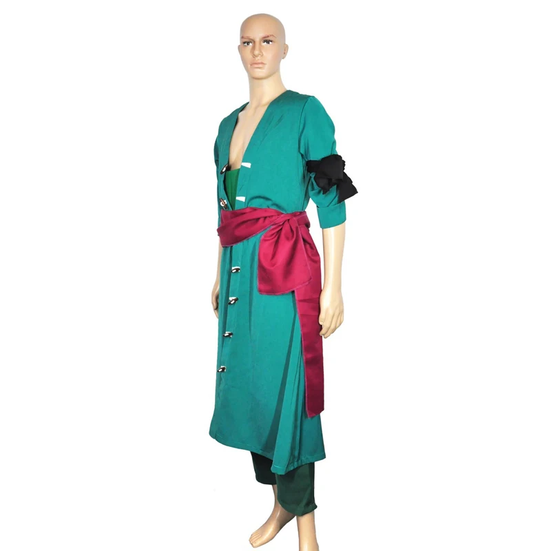 Аниме Косплей цельный ророноа Зоро косплей костюмы (два года позже) одежда