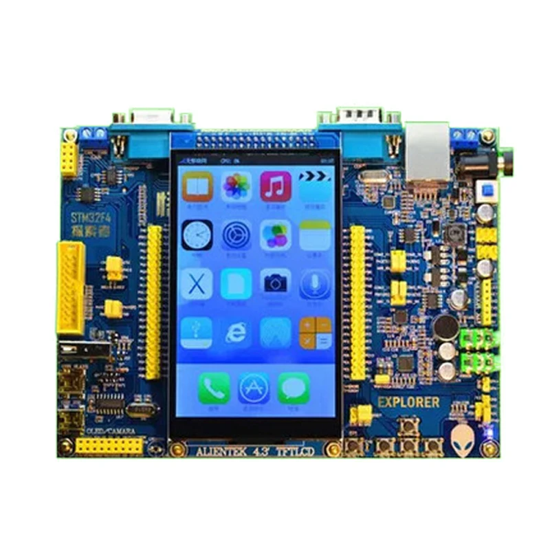 Макетная плата STM32F4 Explorer STM32F407 + 2 5-дюймовый сенсорный ЖК-экран super ARM7 |