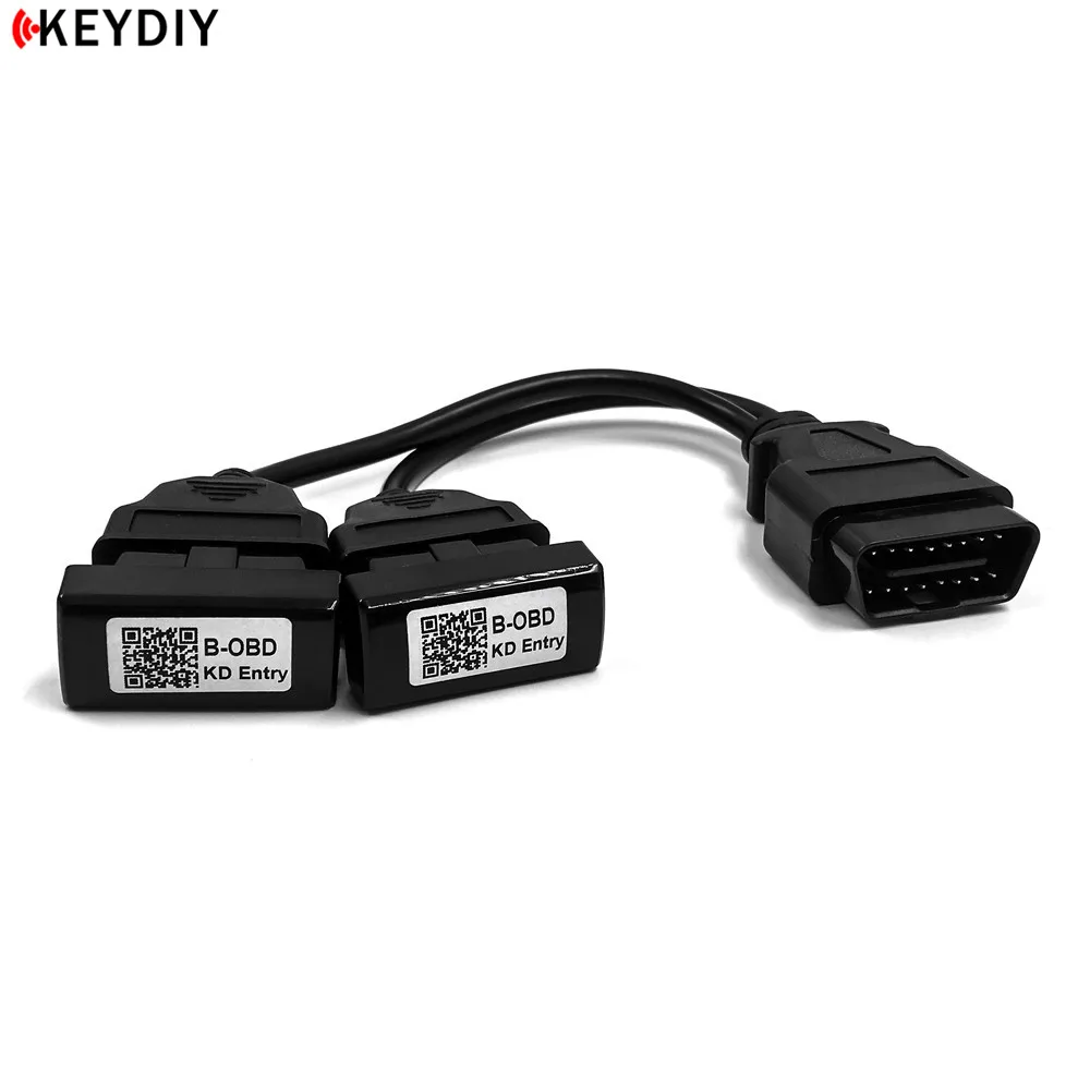 KEYDIY KD OBD вход для смартфонов на автомобильные пульты вход не требуется провод английская версия с 2 в 1 OBD2 адаптер для Android iOS