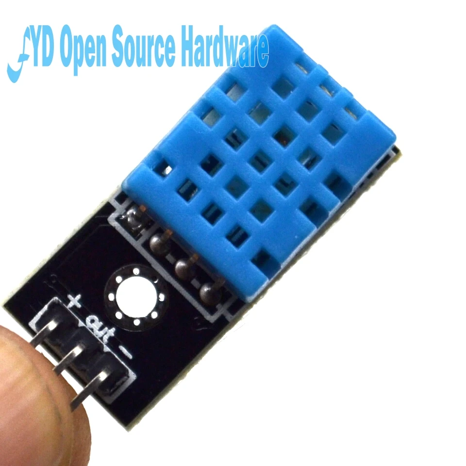 Одношинный цифровой датчик температуры и влажности DHT11 с кабелем | Электронные