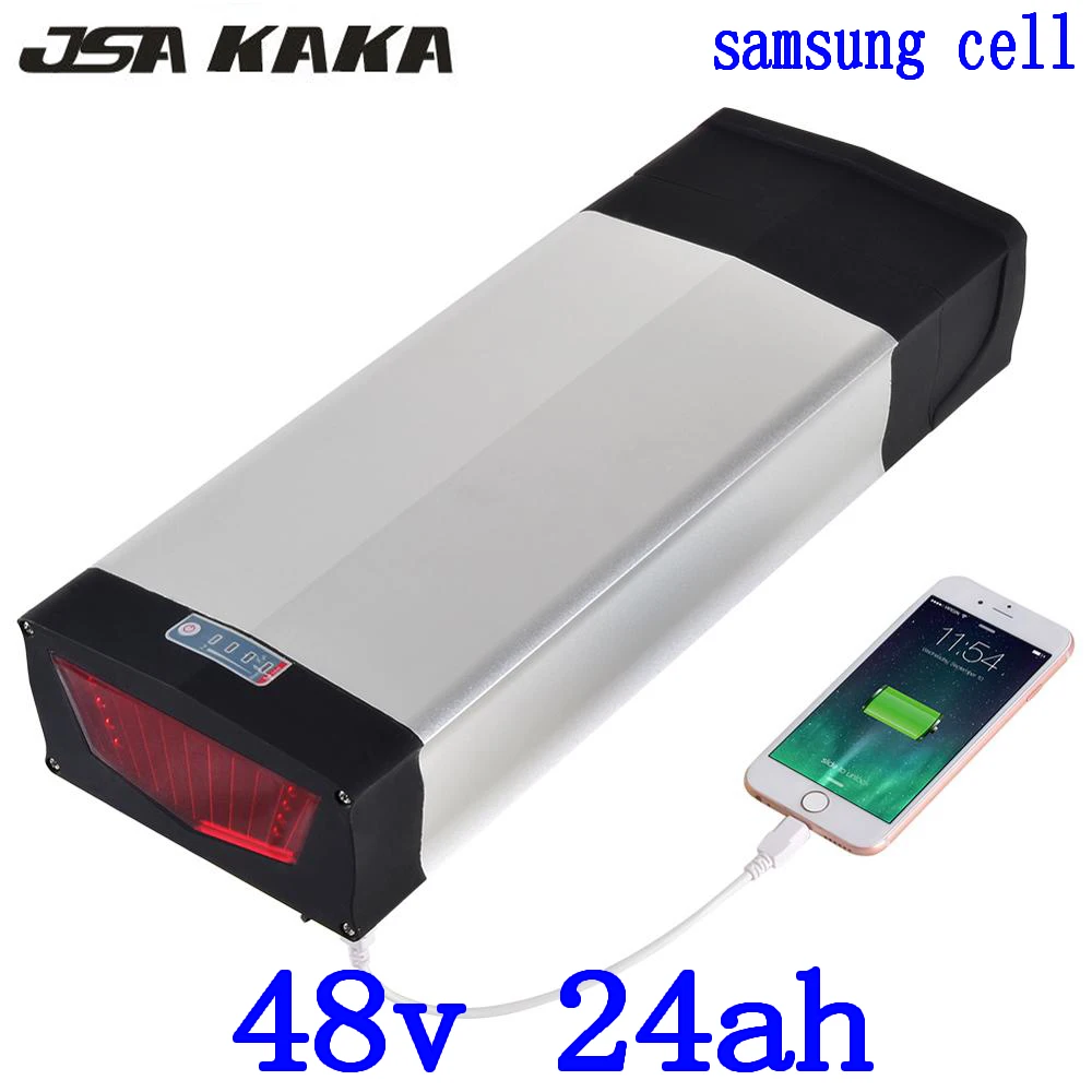 48V 1000W 1500W 2000W батарея для электровелосипеда 25AH 20AH 21AH 24AH литиевая samsung cell|Батарея