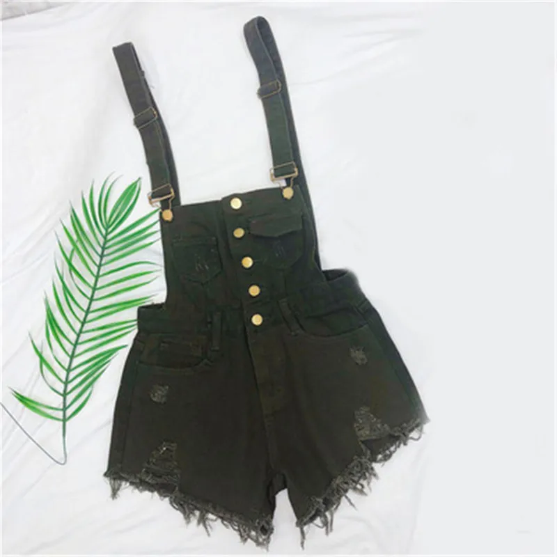 Green Женские джинсовые комбинезоны RIISDA, корейские Стильные комбинезоны, женский джинсовый комбинезон, хлопковый спортивный костюм на бретельках, женские высокие комбинезоны с талией - Цвет: Green