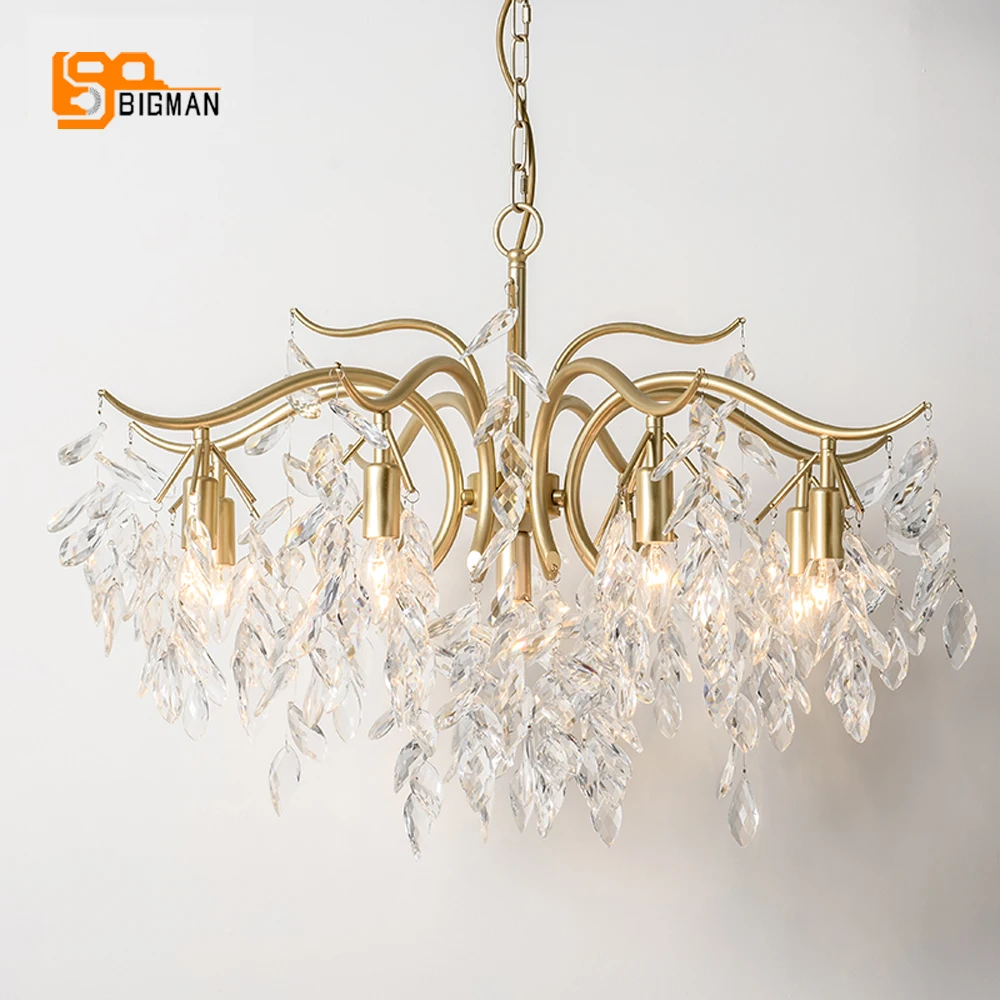 Современный хрустальный настенный светильник для гостиной|lustre cristal|crystal chandelier