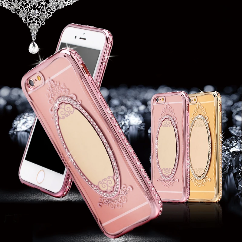 Роскошные моды мечта кристалл алмаза крышка мобильного телефона case для iphone 5g 6g 7g 5