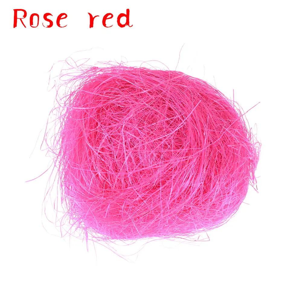 Rose Натуральные Сизалевые Свадебные вечерние букеты из сизаля, Подарочная коробка, посылка, Декор, гнездо, товары для рукоделия, упаковка, аксессуары, сделай сам, ремесло - Цвет: Rose