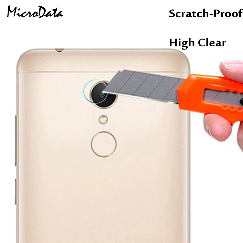 MicroData 2 шт. задняя камера объектив для Xiaomi Redmi 5 Plus закаленное стекло Защитная