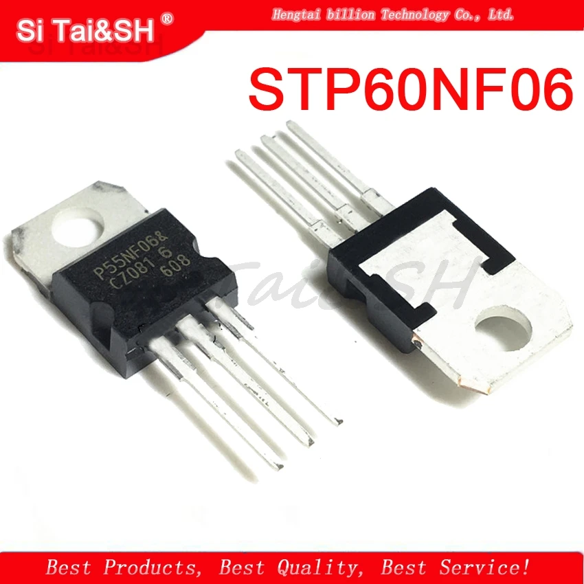 10 шт. STP60NF06 P60NF06 60N06 60NF06-220 интегральная схема