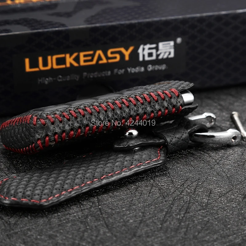 LUCKEASY Высокое качество смарт ключ без ключа дистанционного входа Fob чехол с