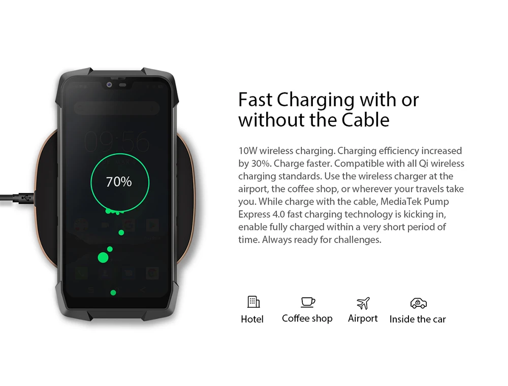 Смартфон Blackview BV9700 Pro Android 9 0 функция ночного видения Helio P70 6 ГБ 128 IP68