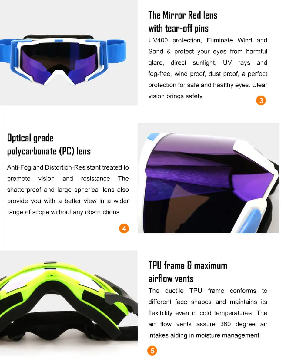 VOIM мотоциклетные очки защитные MX мотокросса Gafas мото защитные красочные очки внедорожные Capacetes Para мотоциклетные очки
