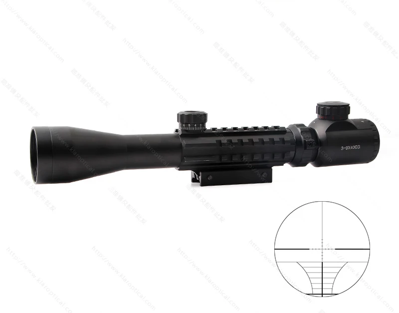 Оптический прицел 3-9x40 колиматорный прицел 11mm 20 mm