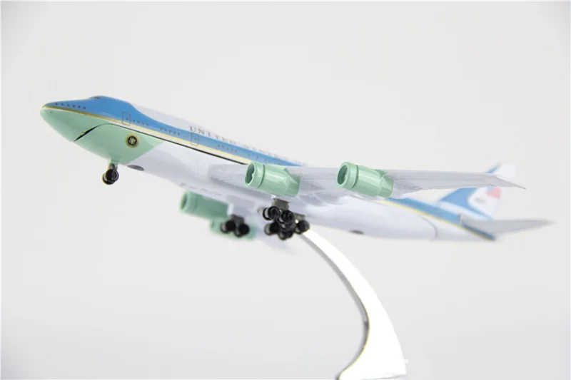 16 см 1:400 самолет Boeing B747-300 модель ВВС один с базовым сплавом самолет коллекционный дисплей игрушка модель