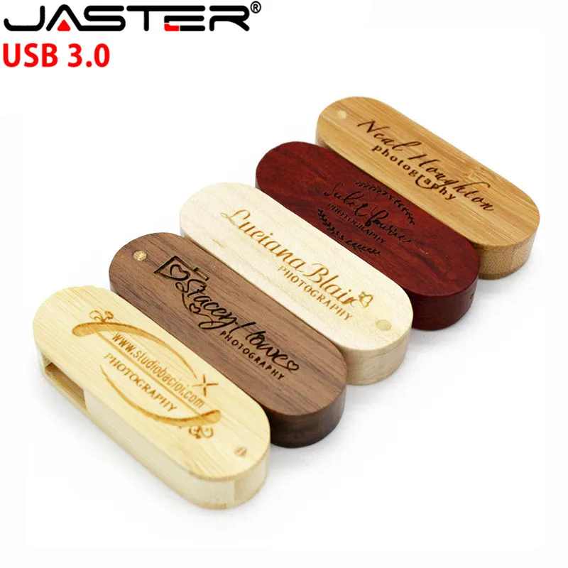 USB флеш накопитель JASTER деревянный портативный 4/8/16/32/64 ГБ|USB флэш-накопители| |