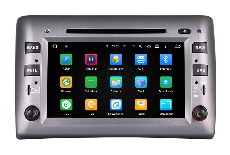 Android 8 0 7 1 Восьмиядерный автомобильный dvd плеер gps навигация для fiat stilo 2002-2010 4G RAM 32G